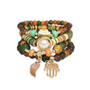 Pearl N Hamsa Charm Ball Bracelet BR2521-58 (12PC)