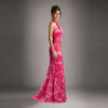 Cenia Signature Floral Halter Gown – Pink Multi