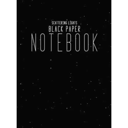 Black Paper Notebook Black Lined Paper: Hardcover Lined Notebook With Black Paper Sheet Pages, 8.5x11 Simple Minimalism Journal For Writing Paper - Hardcover