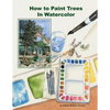 How To Paint Trees In Watercolor - Paperback