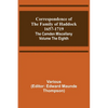 Correspondence of the Family of Haddock 1657-1719; The Camden Miscellany: Volume the Eighth - Paperback