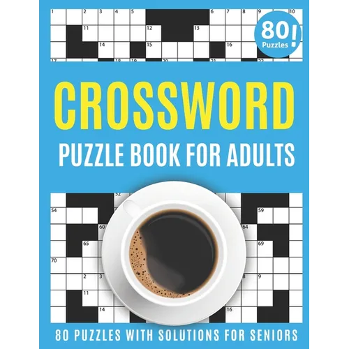 Crossword Puzzle Book For Adults: Amazing Large Print Mum's Crossword Brain Game Puzzles Book For Puzzle Lovers Senior Women With Supply Of 80 Puzzles - Paperback
