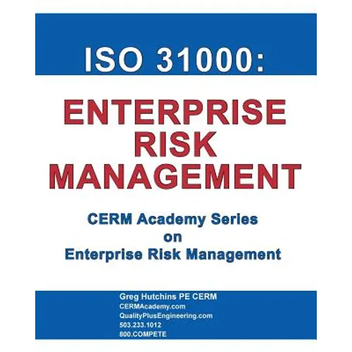 ISO 31000: Enterprise Risk Management - Paperback