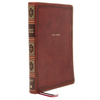 Kjv, Thinline Bible, Giant Print, Leathersoft, Brown, Red Letter Edition, Comfort Print: Holy Bible, King James Version - Imitation Leather