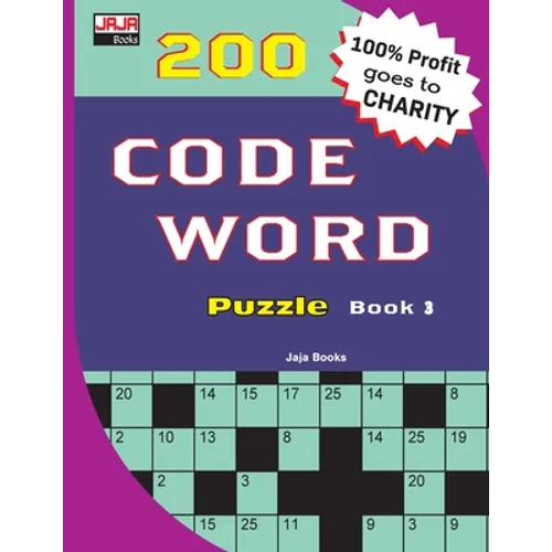 200 CODE WORD Puzzle Book 3 - Paperback