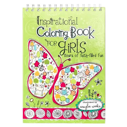 Inspirational Coloring Book for Girls: Hours of Faith-Filled Fun - Spiral
