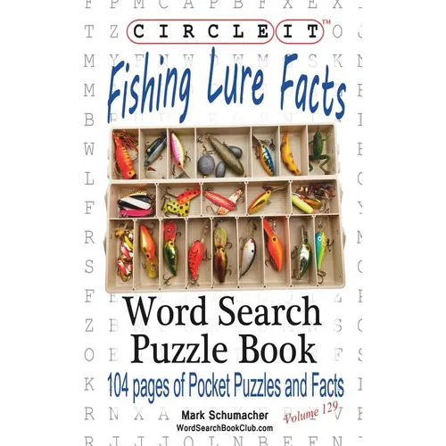 Circle It, Fishing Lure Facts, Word Search, Puzzle Book - Paperback