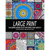 Large Print Coloring Book Easy Patterns for Adults - Paperback