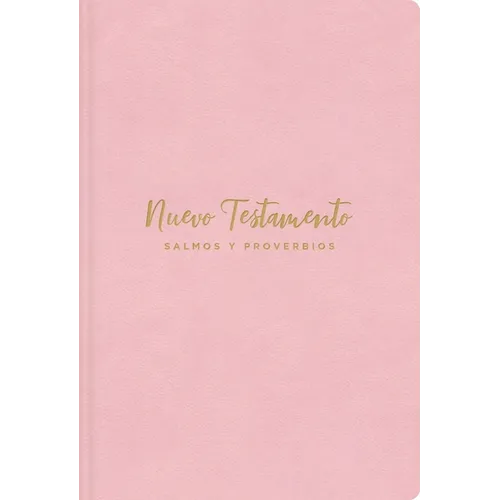 Nvi, Nuevo Testamento de Bolsillo, Con Salmos Y Proverbios, Revisión 2022, Leathersoft, Rosado, Niñas - Leather