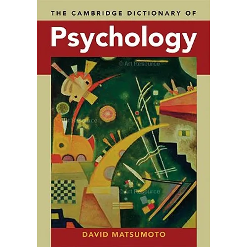 The Cambridge Dictionary of Psychology - Paperback