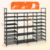 Stackable Shoe Rack Bookshelf Storage Shelf Freestanding Organizer for Entryway