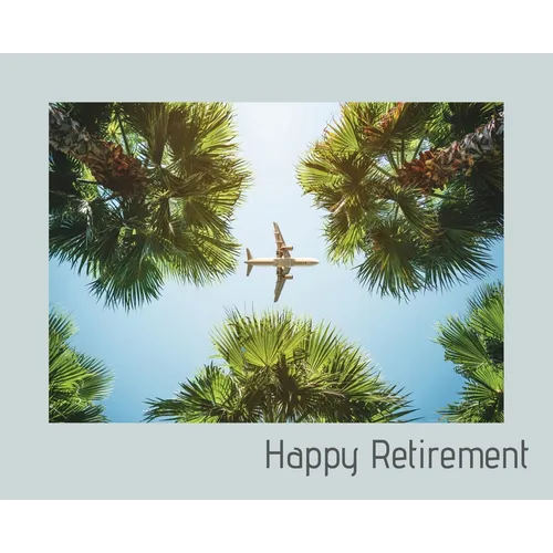 Happy Retirement Guest Book ( Landscape Hardcover ): Guest book for retirement, message book, memory book, keepsake, landscape, retirement book to sig - Hardcover