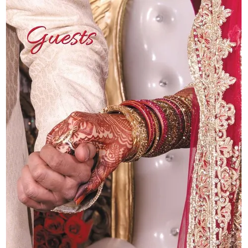 ASIAN Wedding Guest Book (HARDCOVER), For Asian Special Events & Functions, Commemorations, Anniversaries, Parties.: 32 pages/64 sides. BLANK Pages - - Hardcover