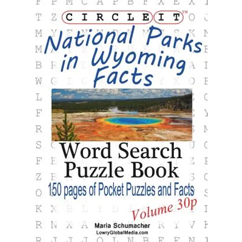 Circle It, National Parks in Wyoming Facts, Pocket Size, Word Search, Puzzle Book - Paperback