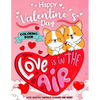 Happy Valentine's Day Coloring Book: Motivational Inspirational Quote Hearts, Adorable Animals, Flowers, Trees Cute Designs - Paperback