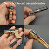 New Empire 1:3 Glock G17 alloy keychain, realistic gun model with detachable soldier gear & bullets.