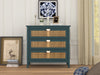 3 Drawer Cabinet Natural rattan American Furniture Suitable for bedroom living room study