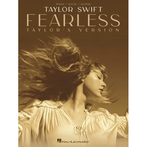 Taylor Swift - Fearless (Taylor's Version) Piano/Vocal/Guitar Songbook - Taylor Swift Sheet Music Bo - Paperback