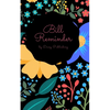 Bill Reminder: Empty bill payment list pages for your expenses. - Paperback