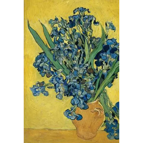 Vincent van Gogh's 'Vase with Irises Against a Yellow Background' Art of Life Jo - Paperback