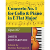 Concerto No. 1, Op. 107 By Dmitri Shostakovich. Edited By Rostropovich. For Cello and Piano Accompaniment. 20th Century. Difficulty: Difficult. Instru - Paperback