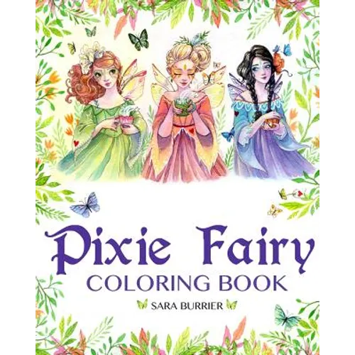 Pixie Fairy Coloring Book - Paperback