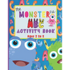 The Monsterful ABC Activity Book: For Ages 2 to 5- Trace and Color Letters A to Z & Numbers 1 to 10 (Monsters Tracing Sheets & Coloring Pages for Kids - Paperback