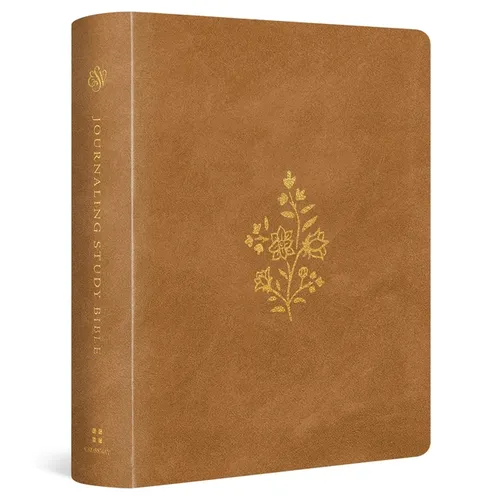 ESV Journaling Study Bible (Trutone Over Board, Nubuck Caramel) - Imitation Leather