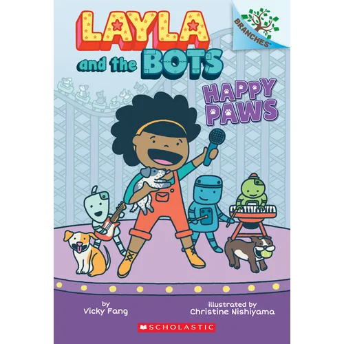 Happy Paws: A Branches Book (Layla and the Bots #1) - Paperback