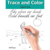 Trace and Color: Beach Time: Adult Activity Book - Paperback