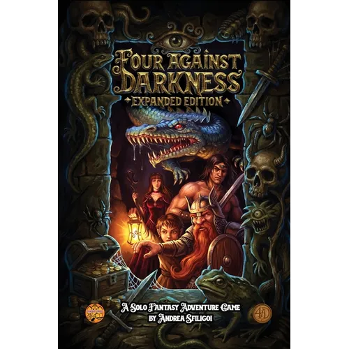 Four Against Darkness: A solitaire dungeon-delving pen-and-paper game - Paperback