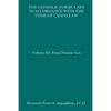 The Catholic Formulary in Accordance with the Code of Canon Law: Volume 8A: Penal Process Acts - Paperback