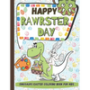 Happy RAWRSTER Day Dinosaurs Easter Coloring Book For Kids: Meet and Color Cute, Child-friendly Dinosaurs Celebrating The Easter Day - Paperback