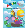 Animals Coloring book for kids: Cute Animals: Relaxing Colouring Book for Kids Ages 3-8, Boys and Girls, Easy to color - Paperback