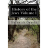 History of the Jews Volume I - Paperback