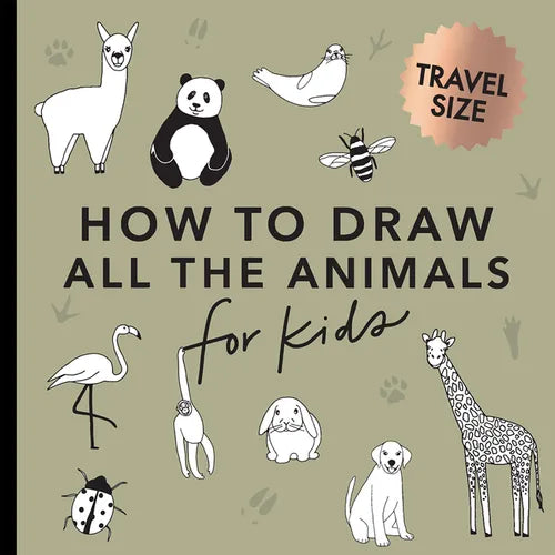 All the Animals: How to Draw Books for Kids with Dogs, Cats, Lions, Dolphins, and More (Summer Activity Book for Kids) - Paperback