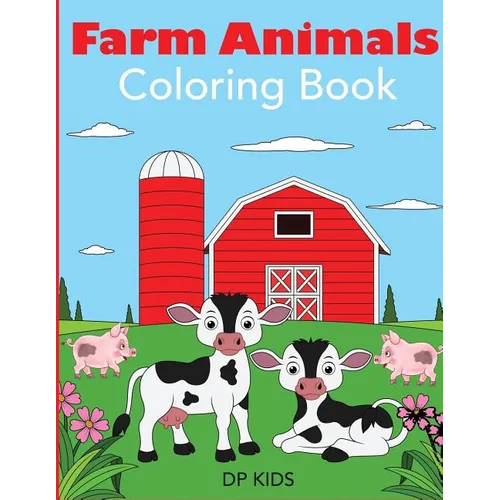 Farm Animals Coloring Book - Paperback