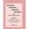 Hanson, Henson, Hinson, Hynson, and Allied Family Names, Volume 5: Early Records of the Mid-Atlantic States, Delaware, District of Columbia, Maryland, - Paperback