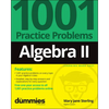Algebra II: 1001 Practice Problems for Dummies (+ Free Online Practice) - Paperback