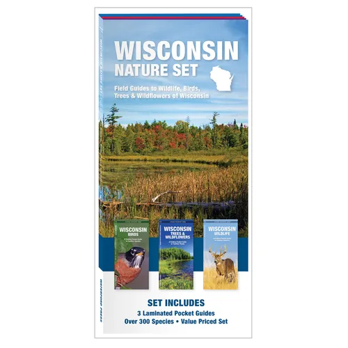 Wisconsin Nature Set: Field Guides to Wildlife, Birds, Trees & Wildflowers of Wisconsin