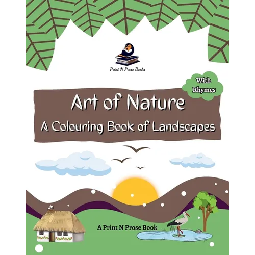 Art of Nature: A Colouring Book of Landscapes - Scenery Coloring Book for Kids - Beautiful Coloring - Colouring Activity Book for 6 to 9 Years Old - Paperback