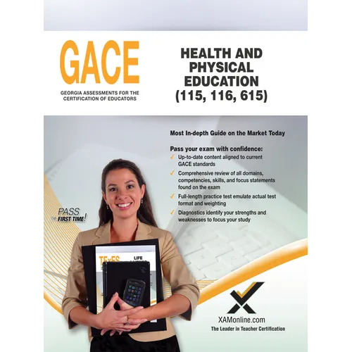 Gace Health and Physical Education 115, 116, 615 - Paperback