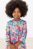 SALE Feeling Floral 3/4 Sleeve Pocket Twirl Dress