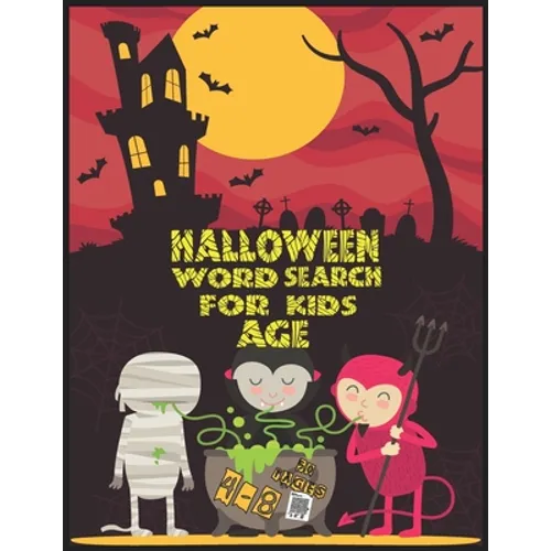 Halloween word search for kids ages 4-8: Large Print Kids Word Find Puzzles, Jumbo Word Seek Book, Practice Spelling, Learn Vocabulary and Improve Rea - Paperback
