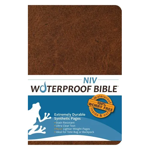 Waterproof Bible-NIV - Paperback