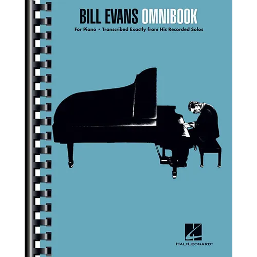 Bill Evans Omnibook for Piano - Jazz Piano Sheet Music Collection with 40 Pieces - Jazz Piano Book W - Paperback