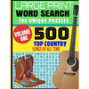 Large Print Word Search 100 Unique Puzzles: Volume One - 500 Top Country Songs of All Time - Decades of Country Musics Best Hits - Makes a Great Gift - Paperback