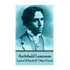 Archibald Lampman - Lyrics Of Earth & Other Poems - Paperback