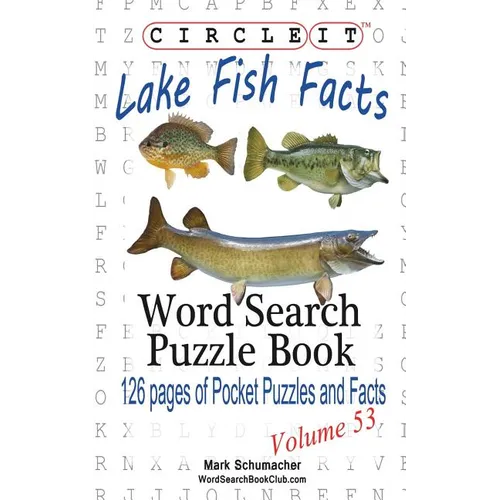Circle It, Lake Fish Facts, Word Search, Puzzle Book - Paperback