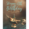 Happy 13th Birthday: May All Your Wishes Come True - Paperback